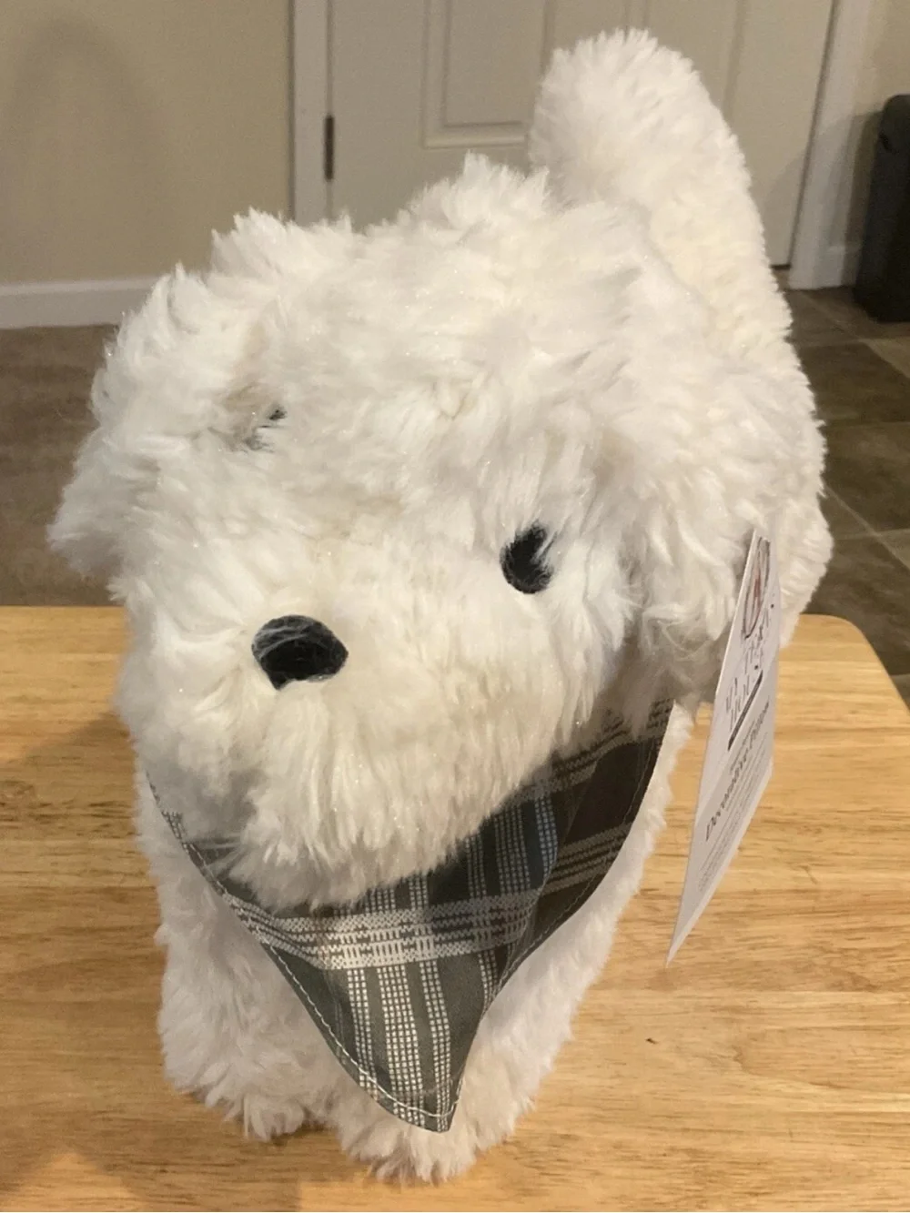 My Texas House “Bonnie Bandana” 12x17” Decorative Pillow/Plush Toy Dog Soft NWTs